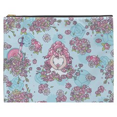 Space Roses Cosmetic Bag (xxxl) 