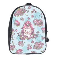 Space Roses School Bags (xl)  by electrogiraffe