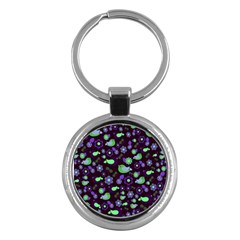 Spring Night Key Chains (round)  by Valentinaart