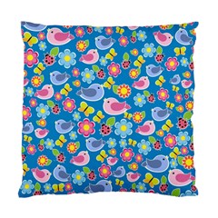 Spring Pattern - Blue Standard Cushion Case (two Sides) by Valentinaart