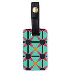 Pink Stars Pattern                                                          			luggage Tag (one Side) by LalyLauraFLM