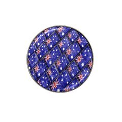 Australian Flag Urban Grunge Pattern Hat Clip Ball Marker (4 Pack) by dflcprints