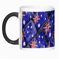 Australian Flag Urban Grunge Pattern Morph Mugs by dflcprints