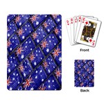 Australian Flag Urban Grunge Pattern Playing Card Back