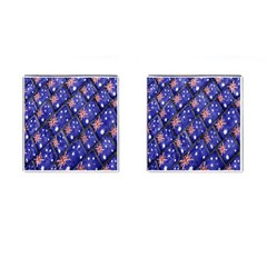 Australian Flag Urban Grunge Pattern Cufflinks (square) by dflcprints