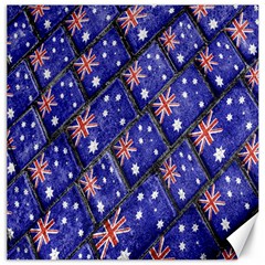 Australian Flag Urban Grunge Pattern Canvas 12  X 12   by dflcprints