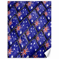 Australian Flag Urban Grunge Pattern Canvas 18  X 24   by dflcprints