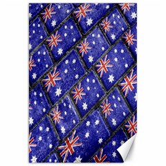 Australian Flag Urban Grunge Pattern Canvas 20  X 30   by dflcprints