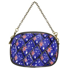 Australian Flag Urban Grunge Pattern Chain Purses (two Sides)  by dflcprints