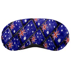 Australian Flag Urban Grunge Pattern Sleeping Masks by dflcprints