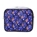 Australian Flag Urban Grunge Pattern Mini Toiletries Bags Front