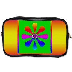 Flower Mosaic Toiletries Bags by pepitasart