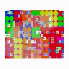 Abstract Polka Dot Pattern Small Glasses Cloth by Nexatart