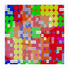 Abstract Polka Dot Pattern Medium Glasses Cloth (2-side) by Nexatart