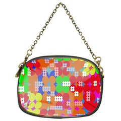 Abstract Polka Dot Pattern Chain Purses (one Side)  by Nexatart