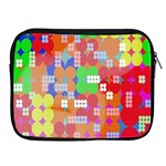 Abstract Polka Dot Pattern Apple iPad 2/3/4 Zipper Cases Front