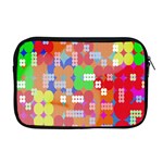 Abstract Polka Dot Pattern Apple MacBook Pro 17  Zipper Case Front