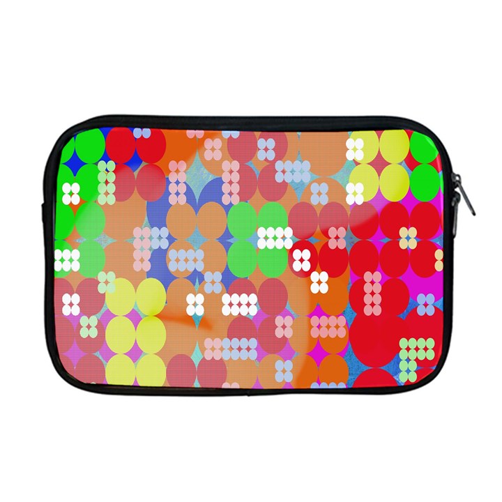 Abstract Polka Dot Pattern Apple MacBook Pro 17  Zipper Case