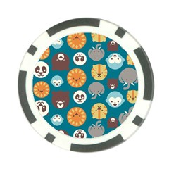 Animal Pattern Poker Chip Card Guard by Nexatart