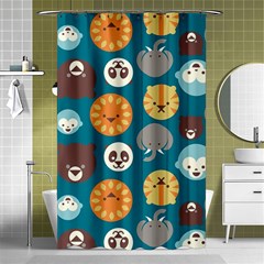 Animal Pattern Shower Curtain 48  X 72  (small)  by Nexatart