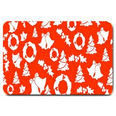 Backdrop Background Card Christmas Large Doormat  by Nexatart