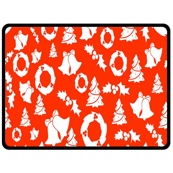 Backdrop Background Card Christmas Fleece Blanket (Large) 