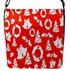 Backdrop Background Card Christmas Flap Messenger Bag (s) by Nexatart