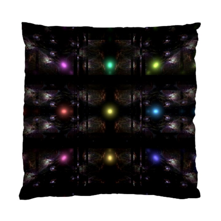 Abstract Sphere Box Space Hyper Standard Cushion Case (Two Sides)