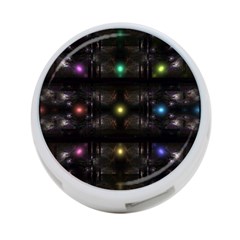 Abstract Sphere Box Space Hyper 4-port Usb Hub (two Sides)  by Nexatart