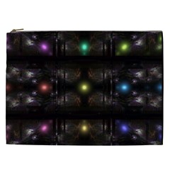 Abstract Sphere Box Space Hyper Cosmetic Bag (xxl)  by Nexatart