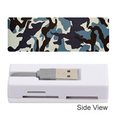 Blue Water Camouflage Memory Card Reader (stick)  by Nexatart