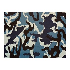 Blue Water Camouflage Double Sided Flano Blanket (mini)  by Nexatart