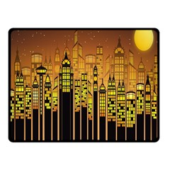 Buildings Skyscrapers City Fleece Blanket (small) by Nexatart