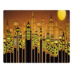 Buildings Skyscrapers City Double Sided Flano Blanket (large)  by Nexatart