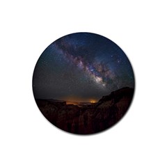 Fairyland Canyon Utah Park Rubber Round Coaster (4 Pack)  by Nexatart