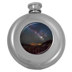 Fairyland Canyon Utah Park Round Hip Flask (5 Oz) by Nexatart