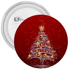 Colorful Christmas Tree 3  Buttons by Nexatart