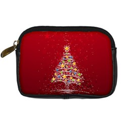 Colorful Christmas Tree Digital Camera Cases by Nexatart