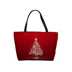 Colorful Christmas Tree Shoulder Handbags by Nexatart