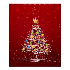 Colorful Christmas Tree Shower Curtain 60  X 72  (medium)  by Nexatart