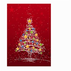 Colorful Christmas Tree Large Garden Flag (two Sides) by Nexatart