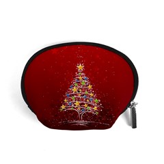 Colorful Christmas Tree Accessory Pouches (small)  by Nexatart