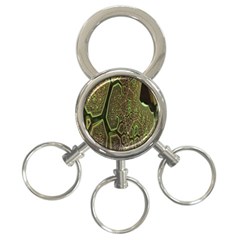 Fractal Complexity 3d Dimensional 3-ring Key Chains by Nexatart