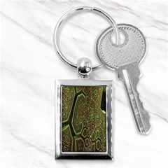 Fractal Complexity 3d Dimensional Key Chains (rectangle)  by Nexatart