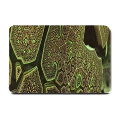 Fractal Complexity 3d Dimensional Small Doormat  by Nexatart