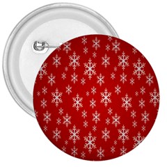 Christmas Snow Flake Pattern 3  Buttons