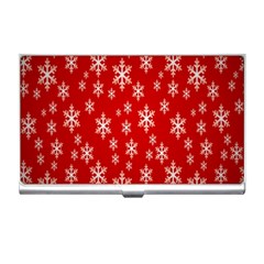 Christmas Snow Flake Pattern Business Card Holders