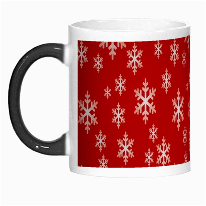 Christmas Snow Flake Pattern Morph Mugs