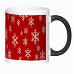 Christmas Snow Flake Pattern Morph Mugs Right