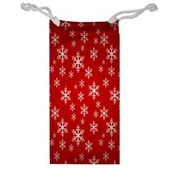 Christmas Snow Flake Pattern Jewelry Bag